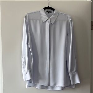 Theory White Dress Shirt Classic Professional Design